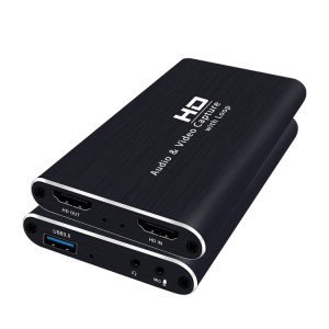 Z34 HDMI femelle + micro vers HDMI femelle + audio + USB HD carte de capture vidéo et audio avec boucle SH01911552-20