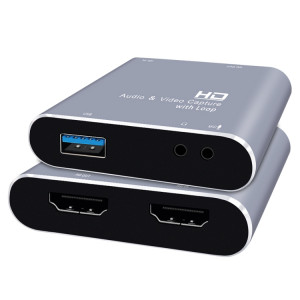 Z37 HDMI Femelle + Micro vers HDMI Femelle + Audio + USB Carte de Capture Vidéo et Audio HD avec Boucle SH0193651-20