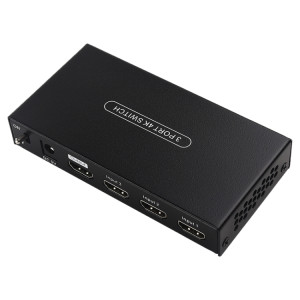 Measy SWH4631 4K 60 Hz 3 en 1 sortie HDMI convertisseur commutateur, type de prise : (noir) SM237B130-20