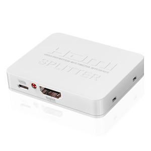 1x2 Mini répartiteur d'amplificateur HDMI, prise en charge 3D et 4K x 2K (blanc) SH125W1520-20