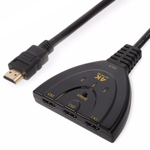 3 en 1 entrée HDMI 4K x 2K adaptateur de commutateur queue de cochon HDTV Splitter SH88851042-20