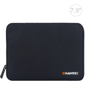 HAWEEL 7.9 pouces étui à douille Zipper porte-documents sac de transport, pour iPad mini 4 / iPad mini 3 / iPad mini 2 / iPad mini, Galaxy, Lenovo, Sony, Xiaomi, Huawei 7,9 pouces comprimés (noir) SH807B1424-20
