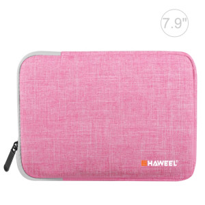 HAWEEL 7.9 pouces étui à manches Zipper porte-documents sac de transport, pour iPad mini 4 / iPad mini 3 / iPad mini 2 / iPad mini, Galaxy, Lenovo, Sony, Xiaomi, Huawei 7,9 pouces comprimés (rose) SH807F1962-20