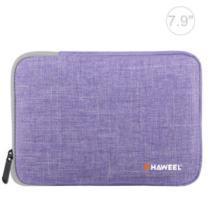HAWEEL 7.9 pouces étui à manches Zipper porte-documents sac de transport, pour iPad mini 4 / iPad mini 3 / iPad mini 2 / iPad mini, Galaxy, Lenovo, Sony, Xiaomi, Huawei 7,9 pouces comprimés (violet) SH807P371-20