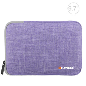 Housse de transport HAWEEL 9,7 pouces Sleeve Case Mallette, pour iPad 9,7 pouces / iPad Pro 9,7 pouces, Galaxy, Lenovo, Sony, Xiaomi, tablettes Huawei 9,7 pouces (Violet) SH809P1095-20