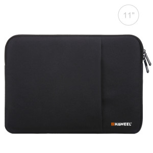HAWEEL 11 pouces étui à douille Zipper porte-documents sac de transport, pour Macbook, Samsung, Lenovo, Sony, Dell Alienware, CHUWI, ASUS, HP, 11 pouces et ci-dessous Ordinateurs portables / tablettes (Noir) SH811B1560-20