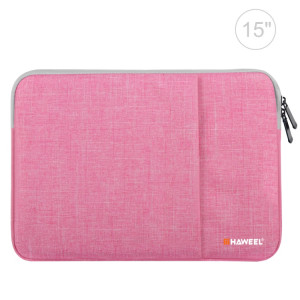 HAWEEL 15.0 pouces étui à douille Zipper porte-documents sac de transport pour ordinateur portable, pour Macbook, Samsung, Lenovo, Sony, Dell Alienware, CHUWI, ASUS, HP, 15 pouces et ci-dessous ordinateurs portables SH815F479-20