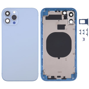 Couvercle de boîtier arrière avec apparence imitation d'IP13 Pro pour iPhone 11 (bleu) SH92LL791-20