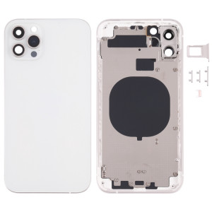 Couvercle de boîtier arrière avec apparence imitation d'IP13 Pro pour iPhone 11 (Blanc) SH92WL1930-20