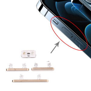 Bouton d'alimentation et bouton de contrôle du volume pour iPhone 12 Pro (or) SH004G1666-20