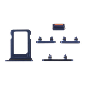 Plateau de carte SIM + clés latérales pour iPhone 13 mini (bleu) SH009L395-20