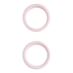 2 PCS Caméra arrière Verre Verre Métal Distributeurs à l'extérieur Bague de cerceau pour iPhone 13 Mini (or) SH103J735-20