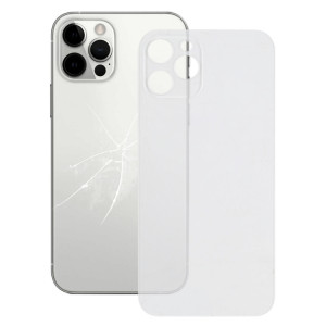 Couvercle de batterie arrière à grand trou de caméra de remplacement facile pour iPhone 12 Pro Max (transparent) SH040T1755-20