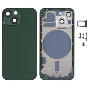 Coque arrière avec plateau pour carte SIM, touches latérales et objectif de l'appareil photo pour iPhone 13 Mini (vert) SH01GL623-20