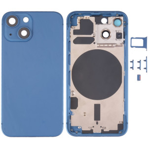 Couvercle de boîtier arrière avec plateau de carte SIM et clés de latération et objectif de caméra pour iPhone 13 mini SH01LL1760-20