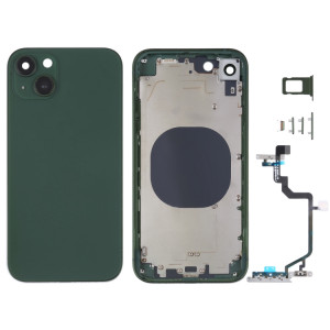 Coque arrière avec apparence imitation d'iP14 pour iPhone XR (vert) SH22GL289-20