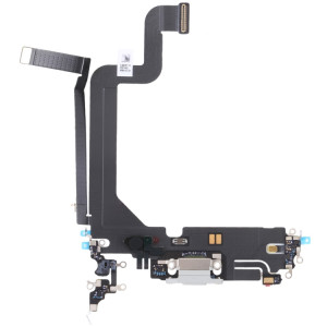 Pour iPhone 14 Pro Max câble flexible de port de charge d'origine (blanc) SH025W609-20