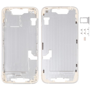 Pour iPhone 14 Cadre central avec touches latérales (Or) SH096J719-20