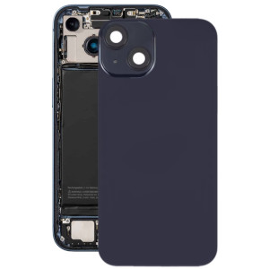 Pour iPhone 14 Couvercle arrière de batterie en verre avec support de flash + module de chargement sans fil SH20BL1580-20