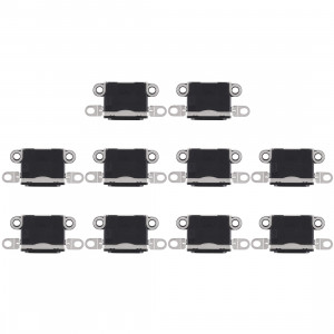 10 PCS Connecteur de Port de Charge pour iPhone 5 / 5S (Noir) SH530B105-20