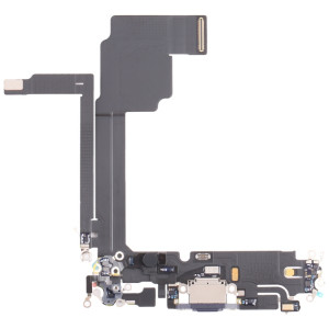 Pour iPhone 15 Pro Max Câble flexible de port de charge d'origine (bleu) SH003L758-20
