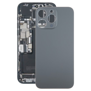 Pour iPhone 15 Pro Max Couvercle arrière de la batterie en verre (noir) SH18BL635-20