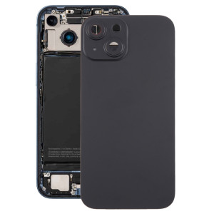 Pour iPhone 15 Plus Couvercle arrière de batterie en verre avec couvercle d'objectif d'appareil photo SH85BL629-20