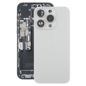 Pour iPhone 15 Pro Couvercle arrière de la batterie avec couvercle d'objectif d'appareil photo + aimant MagSafe (titane) SH5TCL1716-20
