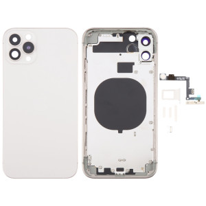Coque arrière avec aspect imitation iP15 Pro pour iPhone 11 (blanc) SH17WL1660-20