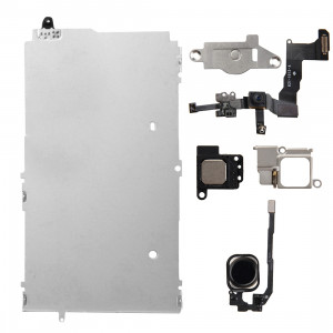 Accessoires de réparation LCD 6 en 1 pour iPhone 5s (ensemble) (noir) SH005B1612-20
