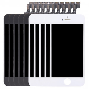 5 PCS Black + 5 PCS Blanc iPartsAcheter 3 en 1 pour iPhone 5S (LCD + Frame + Touch Pad) Digitizer Assemblée S549FF1284-20