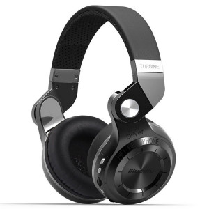 Bluedio T2 + Turbine sans fil Bluetooth 4.1 casque stéréo casque avec micro et fente pour carte Micro SD et radio FM, Pour iPhone, Samsung, Huawei, Xiaomi, HTC et autres smartphones, tous les appareils audio (noir) SB128B1371-20