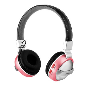 BTH-868 STEREO Sound Quality V4.2 Headphone Bluetooth, Distance Bluetooth: 10m, Support 3.5mm Entrée audio et FM (rose) SH158F222-20