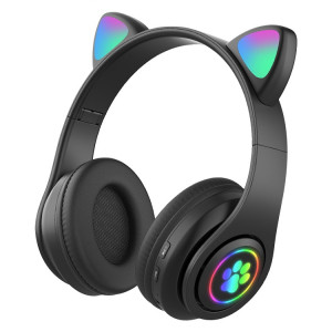 B39 Cat Oread Design Casque Bluetooth sans fil Light Light Light (Noir) SH927B1632-20
