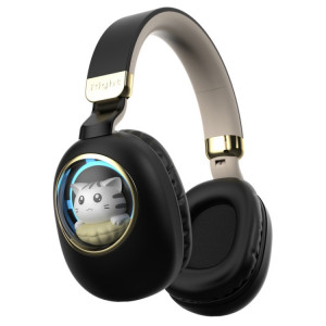 Casque stéréo sans fil Bluetooth B4 RGB Cartoon (noir) SH180B181-20