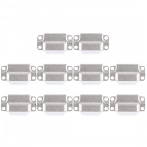 Connecteur de port de charge 10 PCS pour iPad Air 2 (blanc) SH251W1021-20