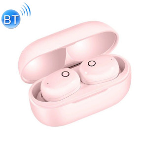 Le casque Bluetooth DT-17 sans fil à deux oreilles prend en charge la charge magnétique tactile et intelligente et le couplage automatique sous tension (rose) SH865F1729-20