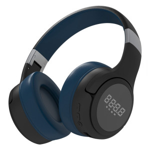 ZEALOT B28 Bandeau pliant Casque de musique stéréo Bluetooth avec écran (noir bleu) SZ35BL98-20