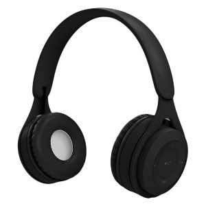 Casque Bluetooth Macaron de qualité sonore Hifi Y08, prend en charge les appels et la carte TF et 3,5 mm AUX (noir) SH256B1222-20