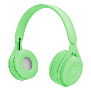 Casque Bluetooth Macaron de qualité sonore Y08 Hifi, prend en charge les appels et la carte TF et 3,5 mm AUX (vert) SH256G397-20