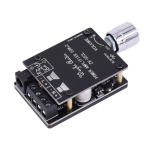 ZK-502L Bluetooth 5.0 12 / 24V SIERÉO STEREO AUDIO AUDIO AMPLICKIFICATEUR AMPLICADOR 50WX2 Bluetooth amplificateur, avec coquille SH85161971-20