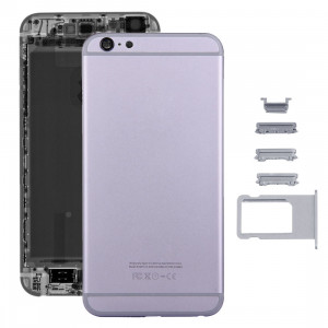 iPartsAcheter 5 en 1 pour iPhone 6s Plus (couverture arrière + plateau de carte + touche de contrôle du volume + bouton d'alimentation + touche de vibration du commutateur de mise en sourdine) couvercle du boîtier SI13HL295-20