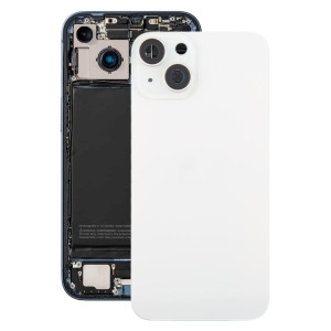 Coque arrière de batterie avec cadre central pour iPhone 14 (version chinoise) (blanc) SH67WL435-20