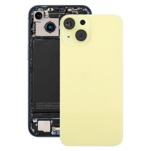 Coque arrière de batterie avec cadre central pour iPhone 14 (version chinoise) (jaune) SH67YL165-20