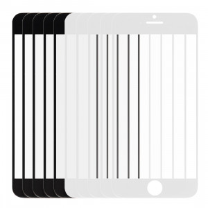 5 PCS Noir + 5 PCS Blanc iPartsAcheter pour iPhone 6 Plus Lentille extérieure en verre d'écran avant S515FF1405-20