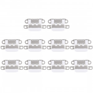 Connecteur de port de charge 10 PCS pour iPhone 6 Plus (blanc) SH130W87-20