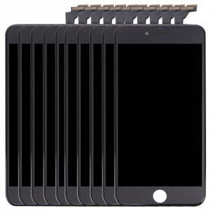 10 PCS iPartsAcheter 3 en 1 pour iPhone 6 Plus (LCD + Frame + Touch Pad) Assemblage de numériseur (Noir) S177BT403-20