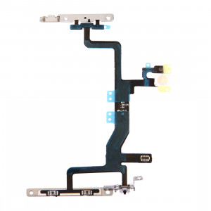iPartsBuy for iPhone 6s Bouton d'alimentation et bouton de volume et câble Flexlight avec supports SI01841259-20