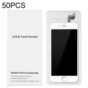 Ecran de 50 PCS et Digitizer Assemblage Complet Carton Blanc Emballage Carton pour iPhone 6s & 6 SH8752641-20
