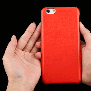 Pour l'iPhone 8 et 7 cas de téléphone sensible à la chaleur Silicone Housse de protection arrière (rouge) SP373Y1150-20